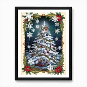 William Morris Christmas Tree 12 Poster