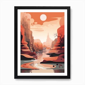 Fantasy Abstract Minimalist 8 Art Print