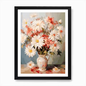 Daisy Flower Still Life Painting 2 Dreamy Art Print