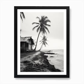 Samoa, Black And White Analogue Photograph 3 Art Print