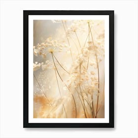 Boho Dried Flowers Queen Annes Lace 9 Art Print