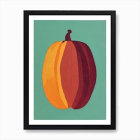 Squash Bold Graphic vegetable Art Print