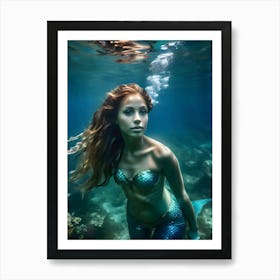 Mermaid-Reimagined 98 Art Print