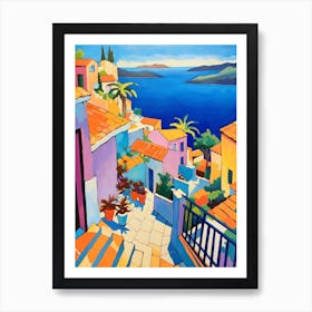 Dubrovnik Croatia 2 Fauvist Painting Art Print