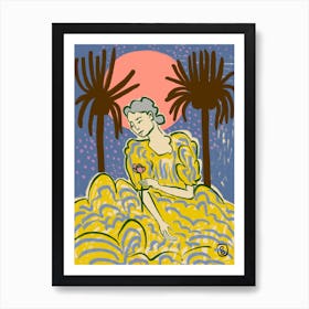 Full Moon Art Print