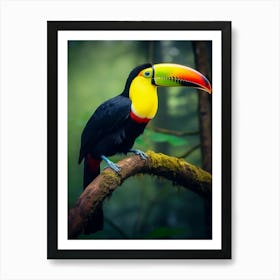 Tropical Symphony: Keel-billed Toucan Wall Decor Art Print