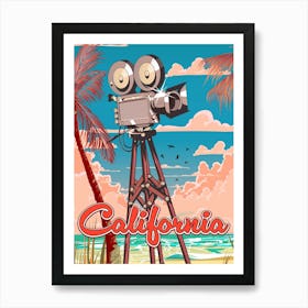 California at the Movies Art Print