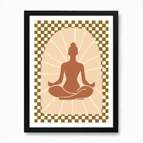 Yogi Retro Art Print