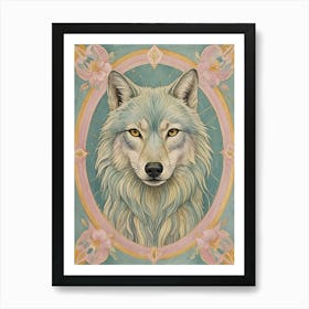 Yellow-Eyed Wolf Art Print