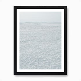 Polar Bear On Ice Art Print