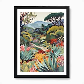 Kirstenbosch Botanical Gardens, South Africa, Painting 5 Art Print