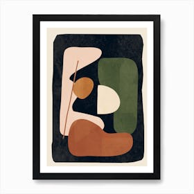 Shape Curve 4 Art Print