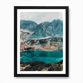 Austria Lake In The Alps, Edition 12 Art Print