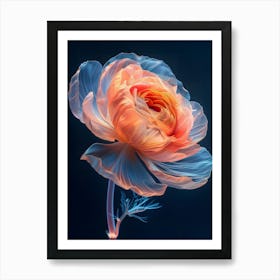 Fractal Flower Art Print