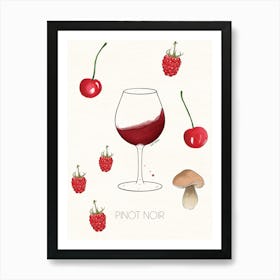 Pinot Noir Art Print