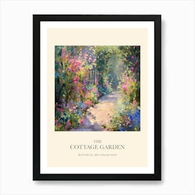 Cottage Garden Poster Enchanted Meadow 6 Art Print