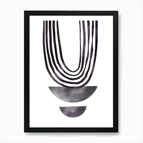 Abstract Necklace Art Print