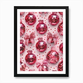 Disco  Coquette 1 Pattern Art Print