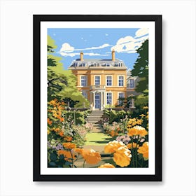 Mount Stewart House And Gardens United Kingdom Illustration 1  Art Print