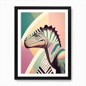 Einiosaurus Pastel Dinosaur Art Print
