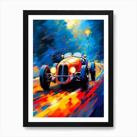 Bmw Racing Car Art Print