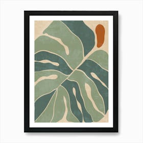 Monstera Leaf 2 Art Print