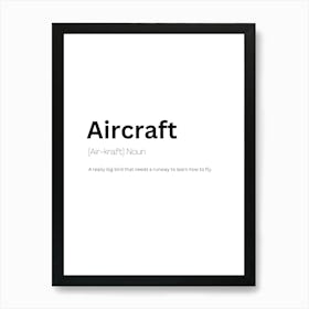 Aircraft Definition Meaning Póster