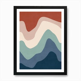 Abstract Waves 04 14 Art Print