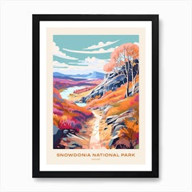 Snowdonia National Park Wales 2 Hike Poster Art Print