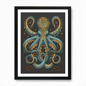 Octopus Canvas Print Art Print