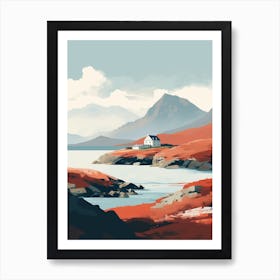 Isle Of Skye Scotland 4 Hiking Trail Landscape Art Print