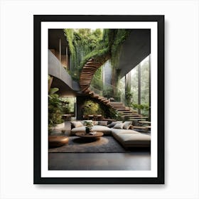 Modern Living Room Art Print