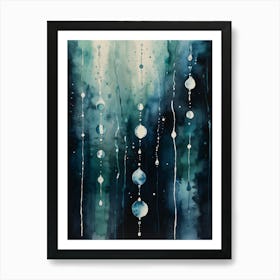 Water Droplets Art Print