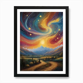 Starry Sky 6 Art Print