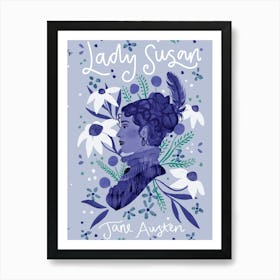 Book Cover - Lady Susan by Jane Austen Art Print