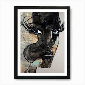 Black And White Painting 2 Art Print