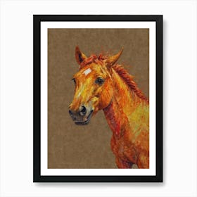 Horse Painting Art Print