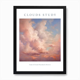 Study Of Clouds Marrakech, Morocco Art Print