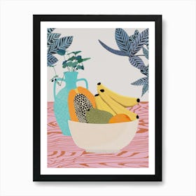 Fruit Bowl Still Life Art Print