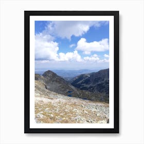 View From The Top Of A Mountain Art Print
