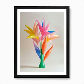 Dreamy Inflatable Flowers Bird Of Paradise 1 Art Print