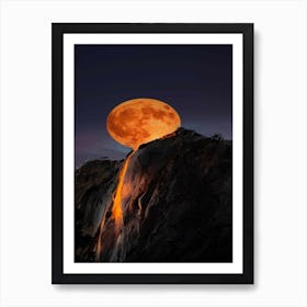 Full Moon Over Yosemite Art Print