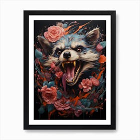 Raccoon Art Print