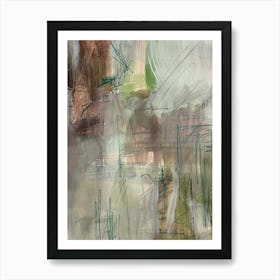 Woodland Abstract Art Print