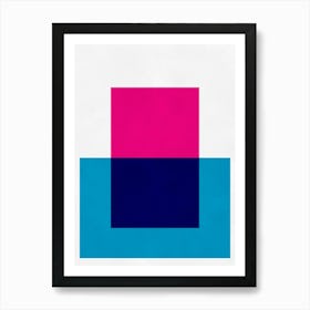 Geometric and modern abstract 12 Art Print
