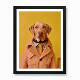 A Dog Labrador Retriever 14 Art Print