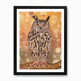 Magnificent Eagle Owl Art Print