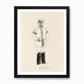 Soldier In Uniform Art Print