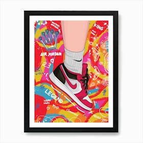 Hypebeast Sneakers Art Print
