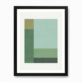 ABSTRACT MINIMALIST GEOMETRY - GE Art Print